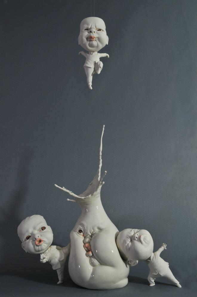 ceramic sculpture byjohnson tsang