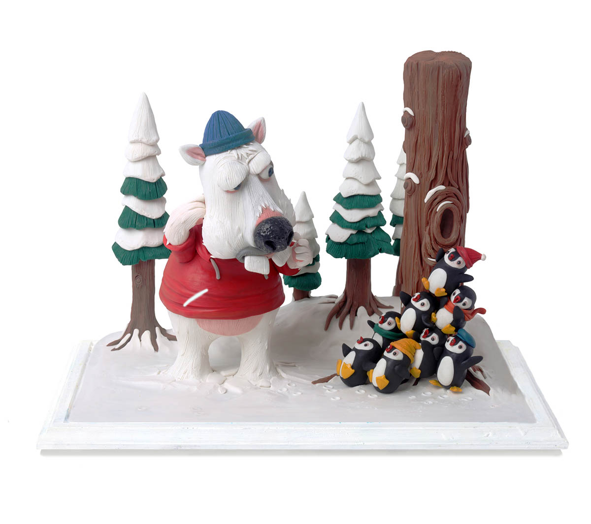 animal clay sculpture by sungjae kim