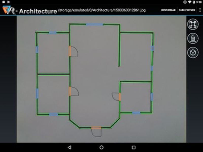 3 3d android app vr architecture