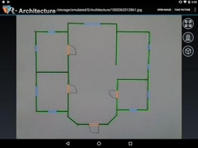 3d android app vr architecture