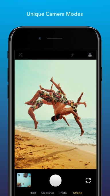 quickshot photo editing app