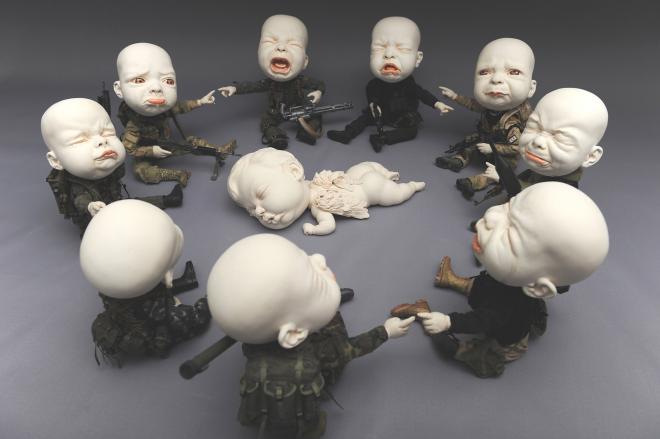 ceramic sculpture byjohnson tsang