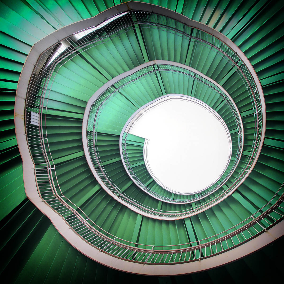 7 green spiral urban city photography by marco
