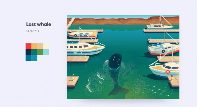 lost whale illustration