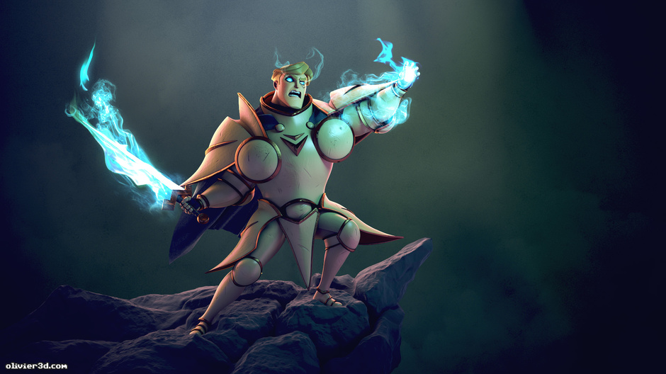 9 justin 3d model by olivier couston