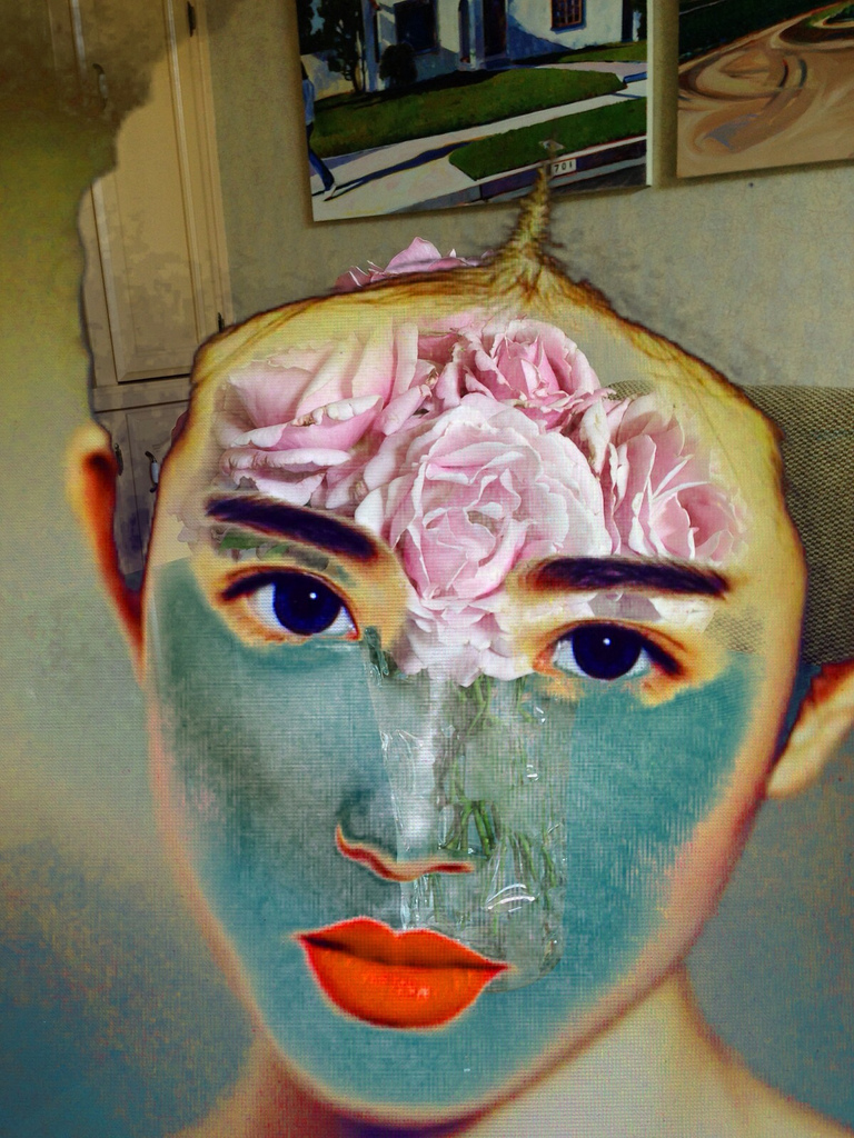 flower superimpose photography app