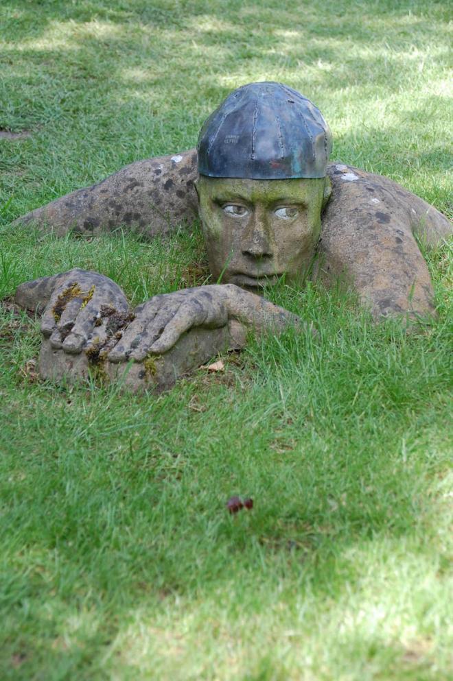 man sculpture fresh air show