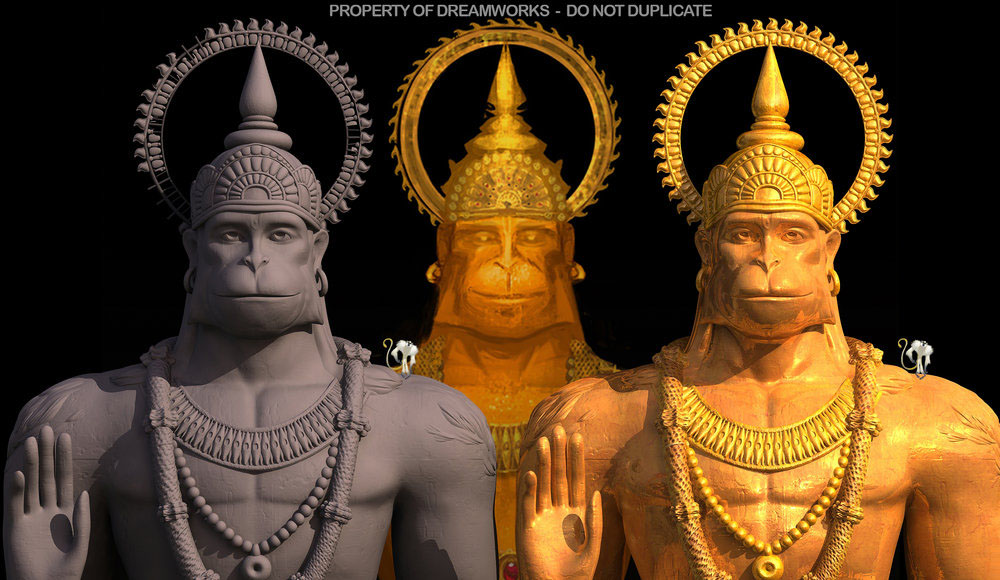 hanuman bollywood superstar monkey 3d animation