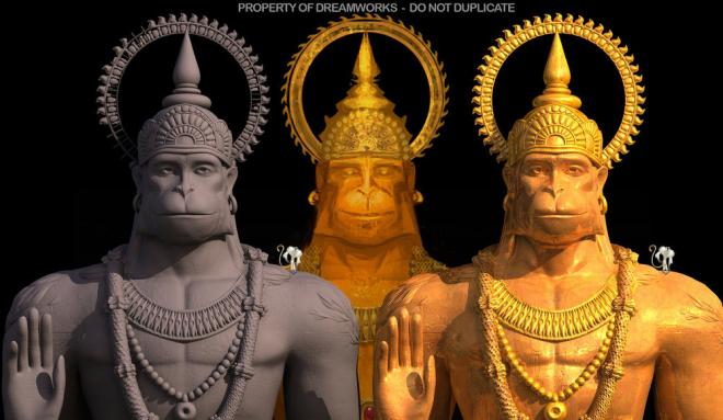 hanuman bollywood superstar monkey 3d animation