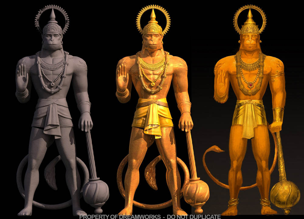hanuman bollywood superstar monkey 3d animation