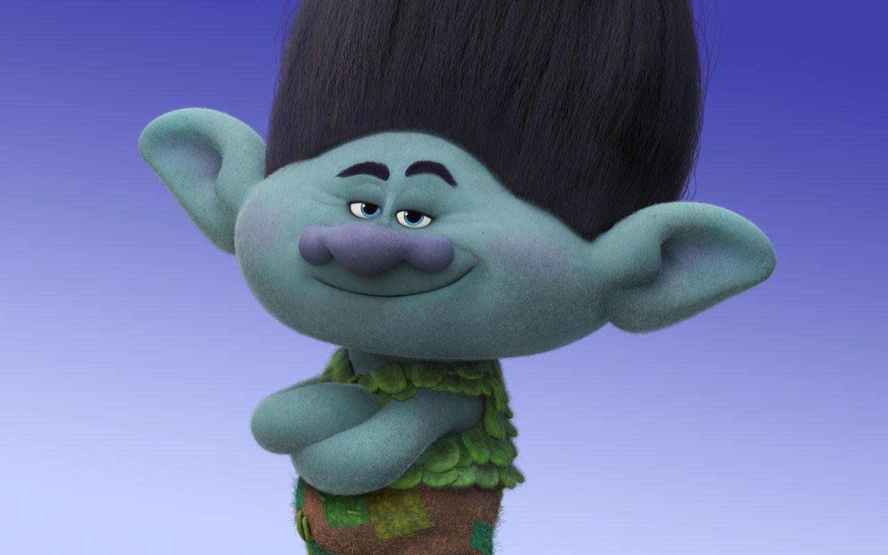 branch trolls 3d animation movie