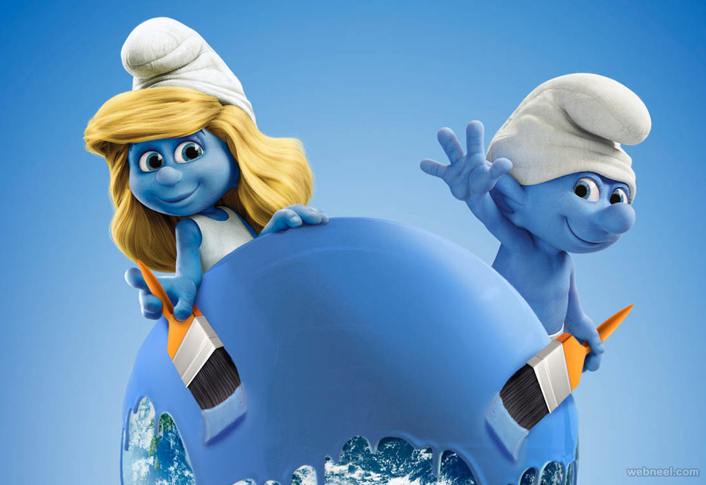 smurfs lost village animation movie 2017