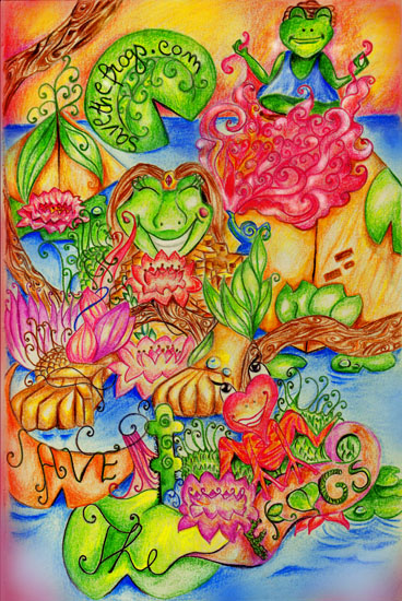 frog art