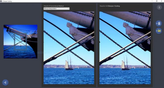 sharper scaling image
