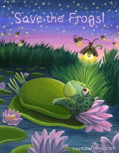 frog art kelsey wilson save the frog