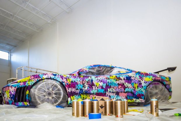 ferrari miami art festival