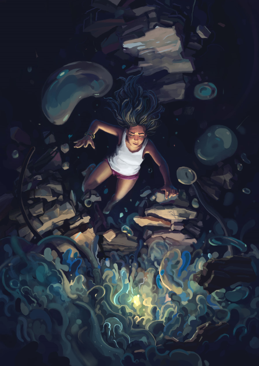 courage hero illustration winner aradea nugraha