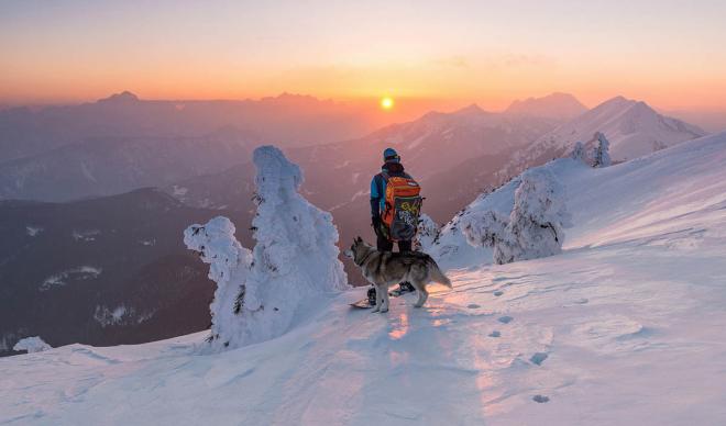 snow boarder photography