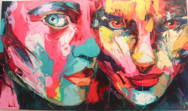 vibrant colors dubai art festival