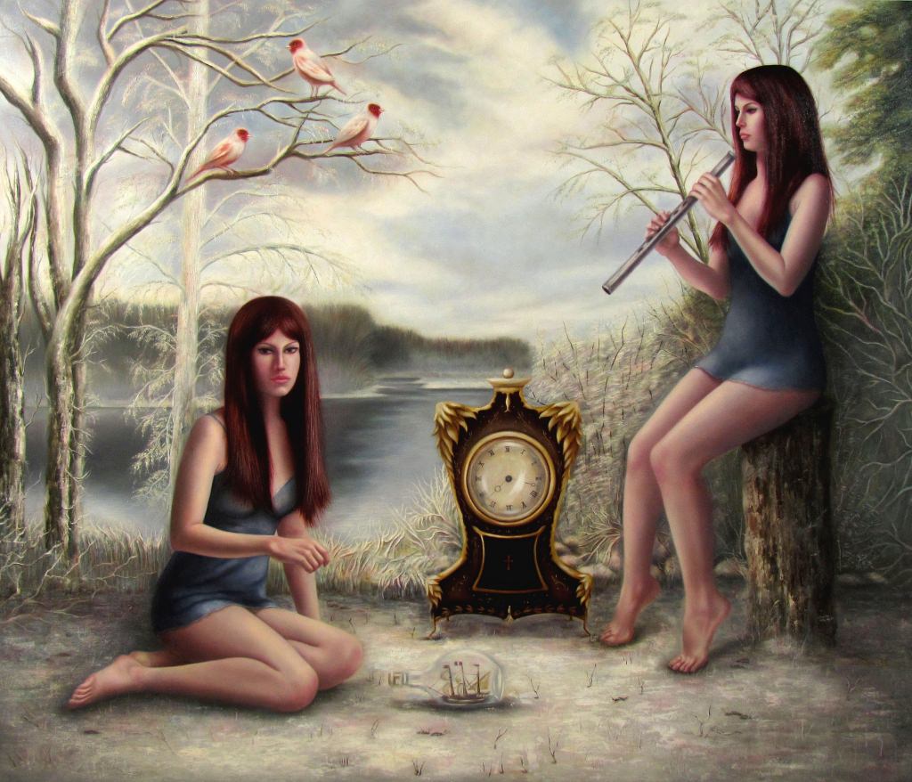 ladies lounge painting judith vergara garcia