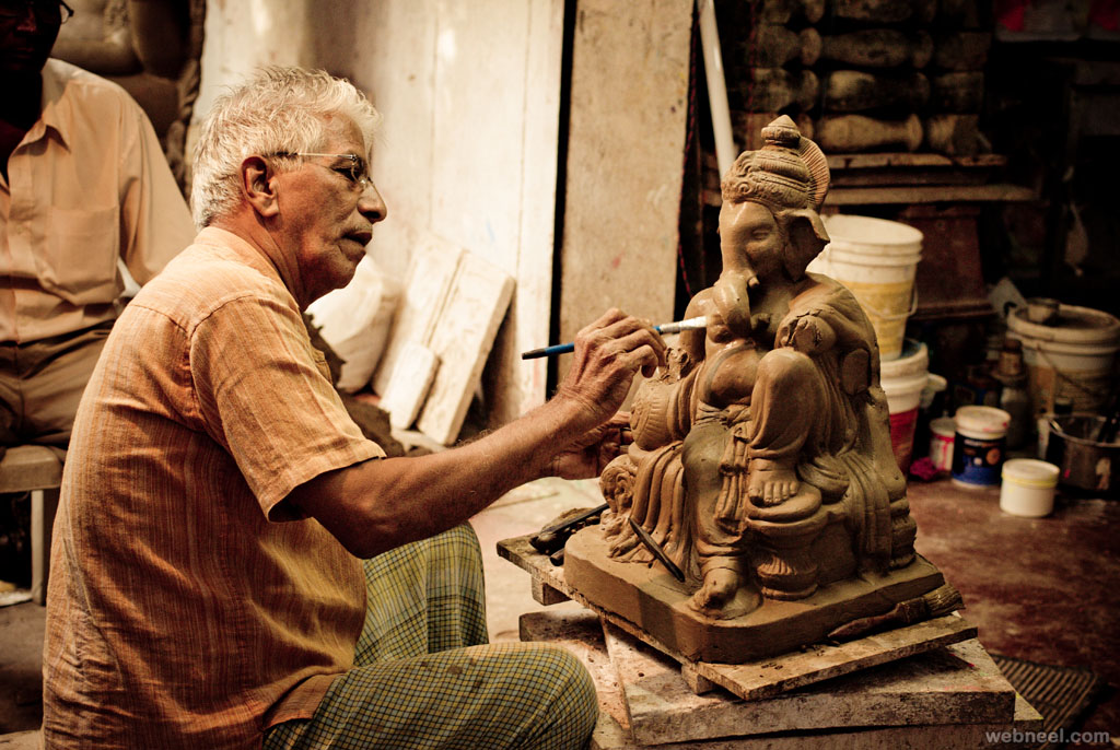ganesh chathurthi idol making chitrashalagoa