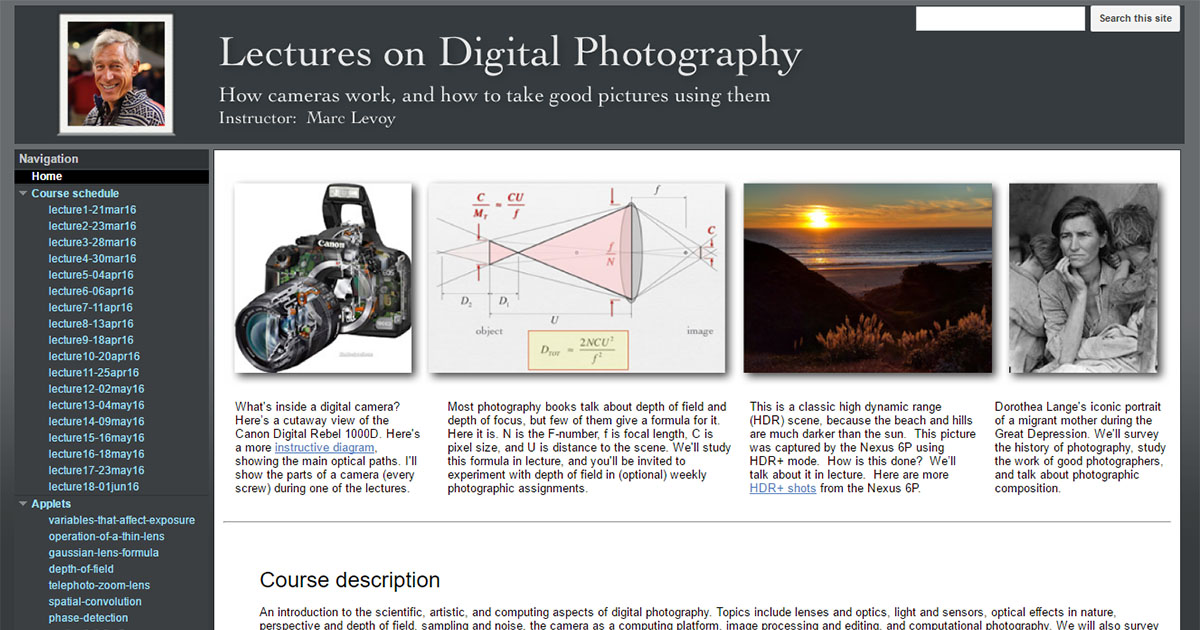 digital photography marc levoy