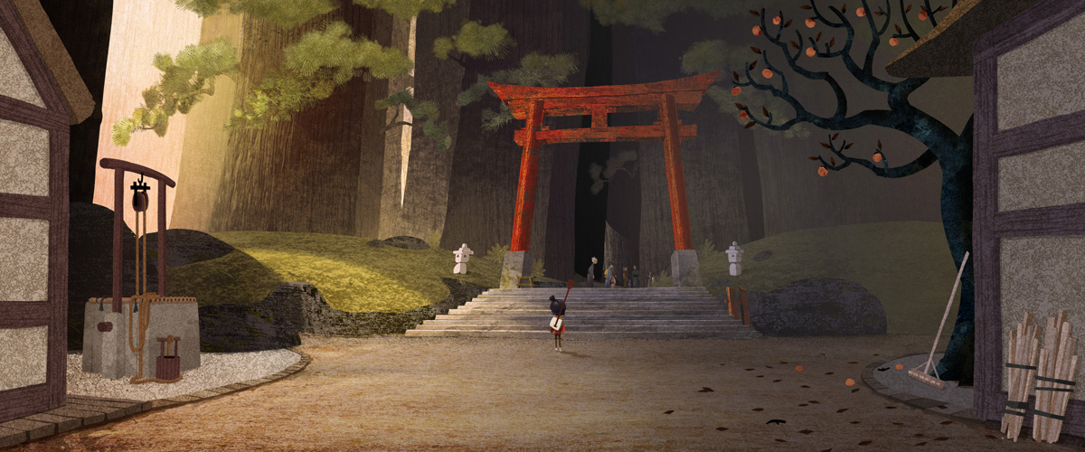 woods cemetry kubo and two strings animation movie