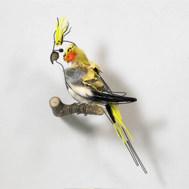 cockatiel sculpture