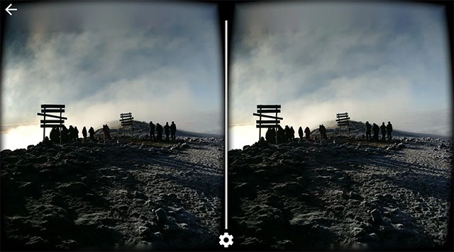 panorama view cardboard camera