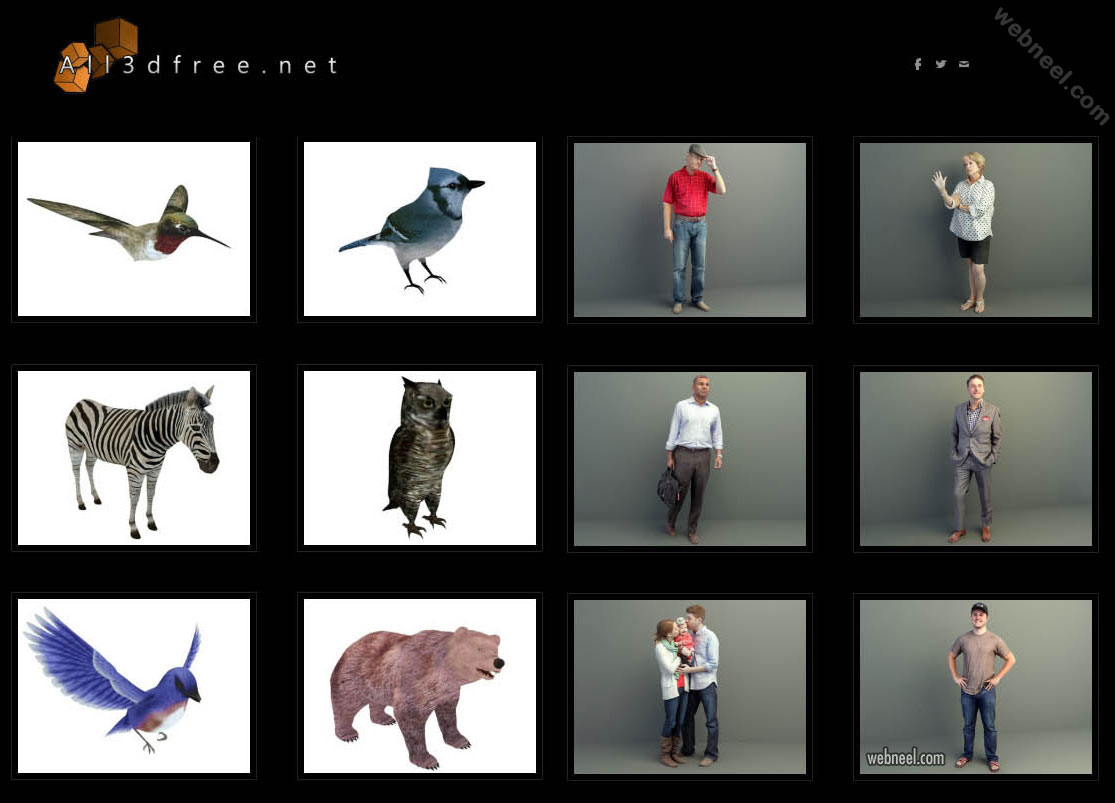 free 3d website