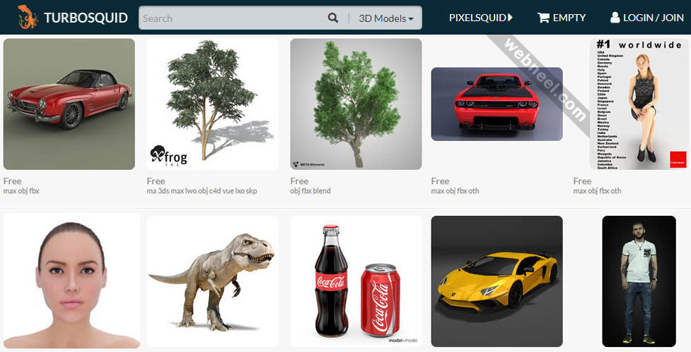 free 3d model websites