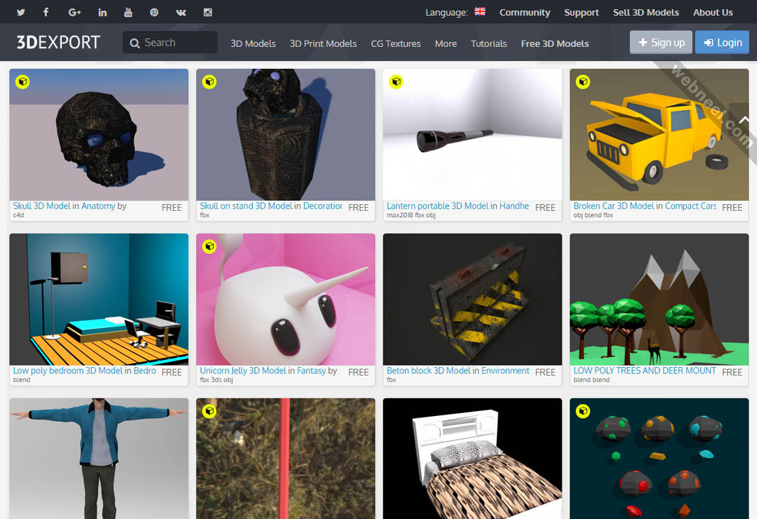 free 3d model websites