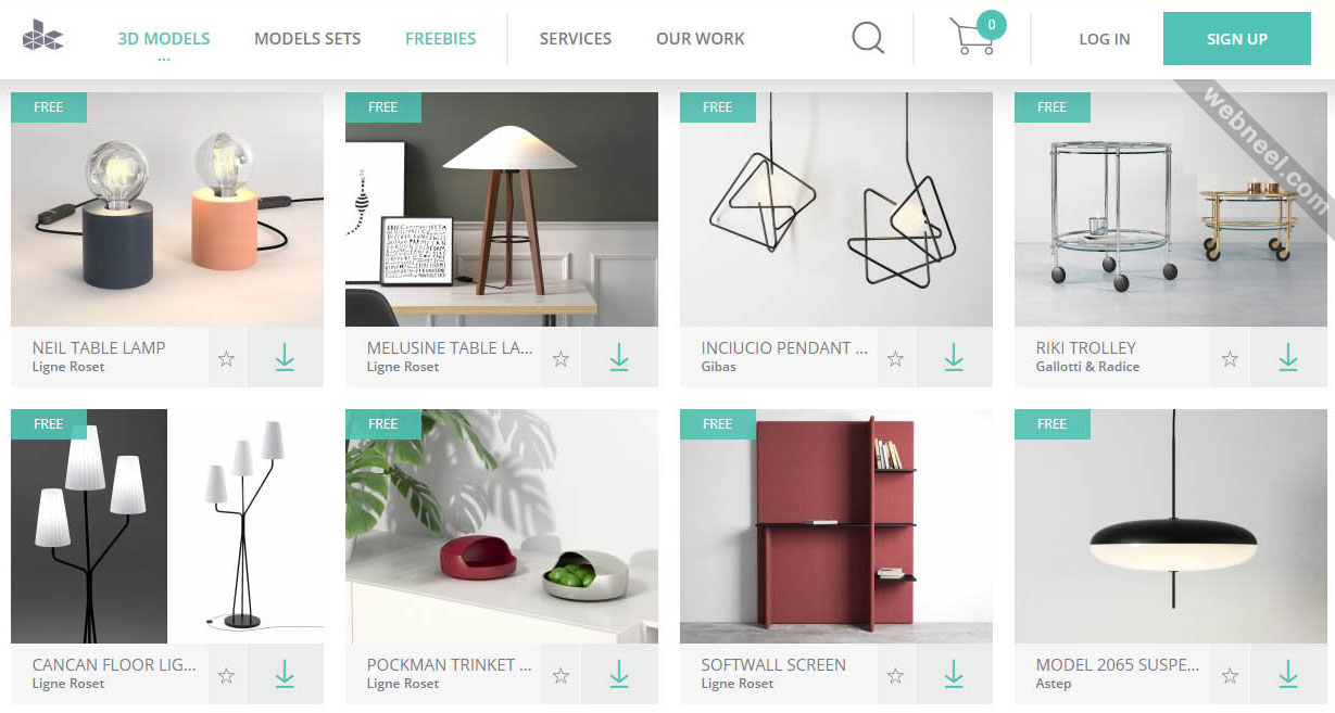 free 3d models website