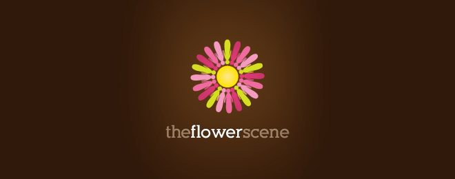 flower logo design