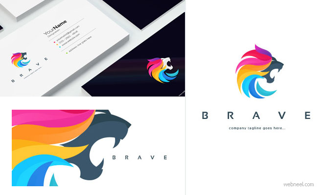 lion logo design