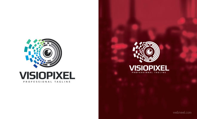 eye vision logo design