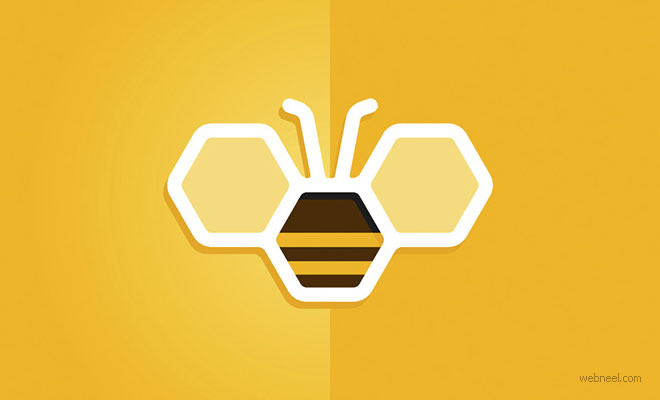 bee logo design idea