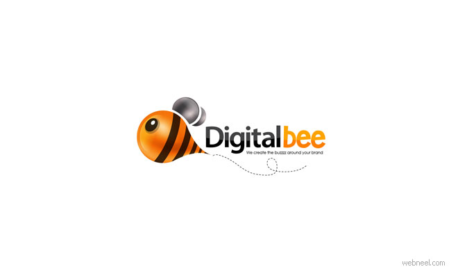 bee logo design