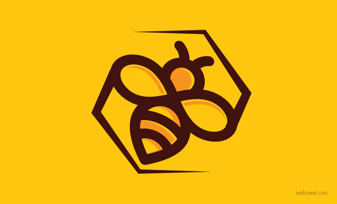 bee logo design idea