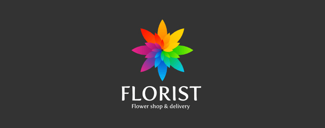 flower logo design