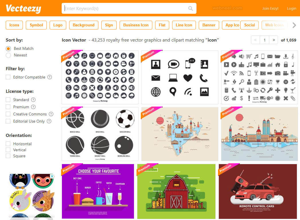 icon website